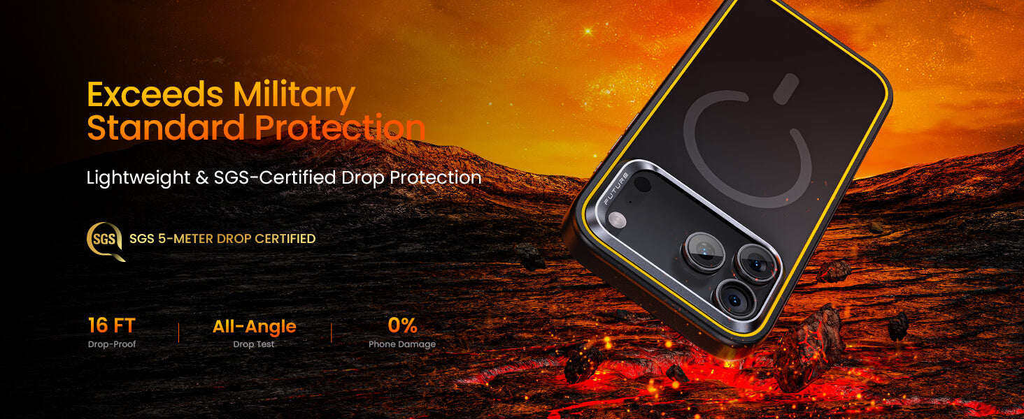 AOHi The Future MagArmor Magnetic Phone Case (For iPhone 17 Pro Max 17 Pro 17 Air)