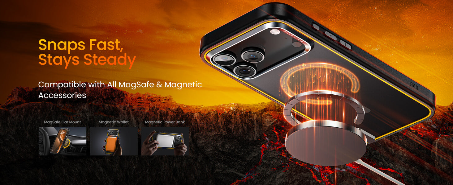 AOHi The Future MagArmor Magnetic Phone Case (For iPhone 17 Pro Max 17 Pro 17 Air)