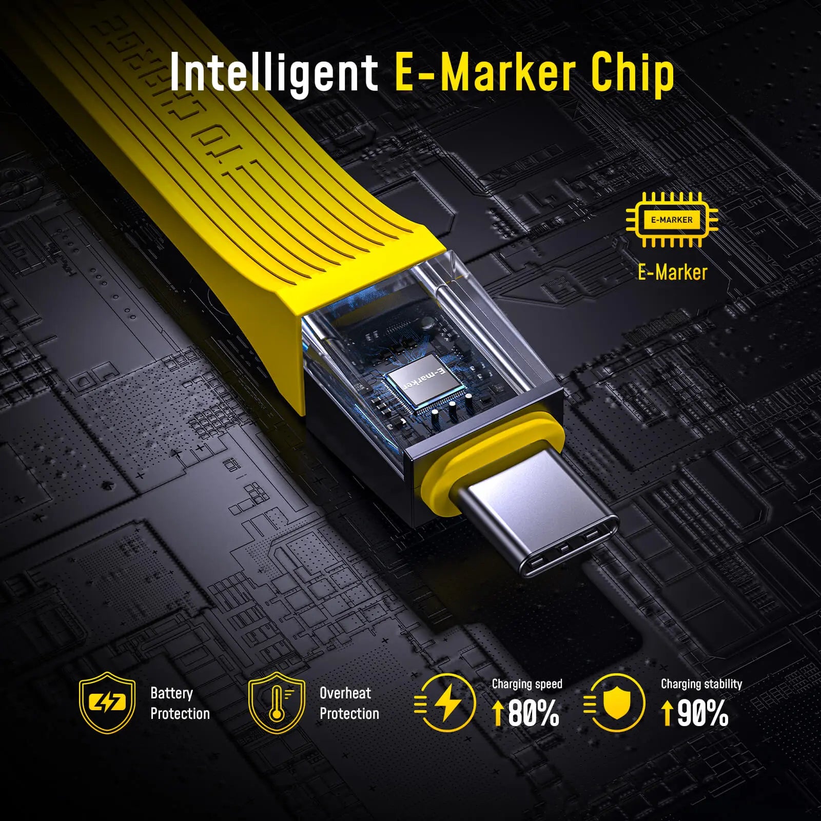 AOHI The Future 4-In-1 Splicable USB4 PD 3.1 Racing Cable Set (40Gbps/ 240W/ 8K)