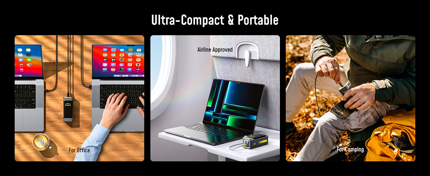 The FUTURE STARSHIP PRO PD 3.1 210W 10000mAh Power Bank with 140W USB-C to USB-C Cable