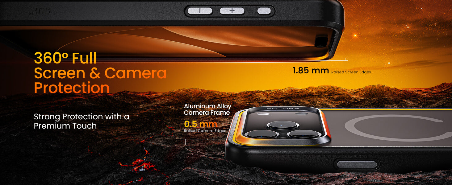 AOHi The Future MagArmor Magnetic Phone Case (For iPhone 17 Pro Max 17 Pro 17 Air)