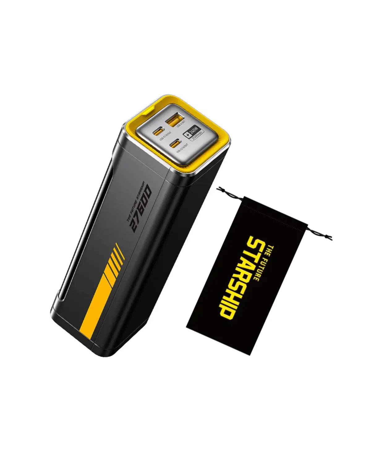 AOHI The Future Starship 240W 27,600mAh LED Display Power Bank with 140W C-C Cable AOHI